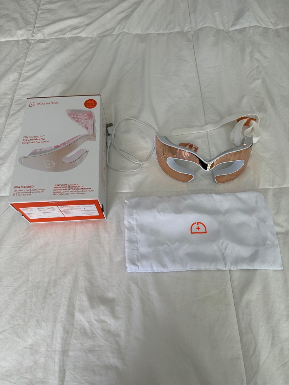 Dr. Dennis Gross Rose Gold LED Eye Mask for Targeted Under-Eye Therapy